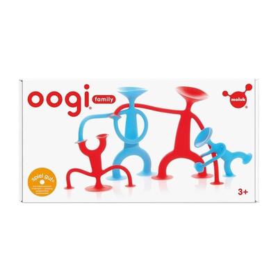 Moluk Oogi Set 4 Elastische Spielfiguren