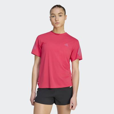 Laufshirt ADIDAS PERFORMANCE "ADI365/// T W", Damen, Gr. M, pink (power pink), Obermaterial: 100% Polyester, Rundhals, Shirts Laufshirt