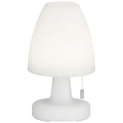 Tischleuchte Gartenlampe LED Außenleuchte Akku Zugschalter RGB H 25 cm Dimmbar