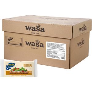Wasa Knäckebrot Vollkorn Roggen, Rustikal, laktosefrei & vegan, je 2 Scheiben à 13,5 g, 70 Pack