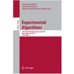 Experimental Algorithms, Fachbücher von Alberto Marchetti-Spaccamela, Camil Demetrescu, Vincenzo Bonifaci