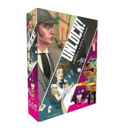 Asmodee Unlock! Heroic Adventures bordspel en detective spel