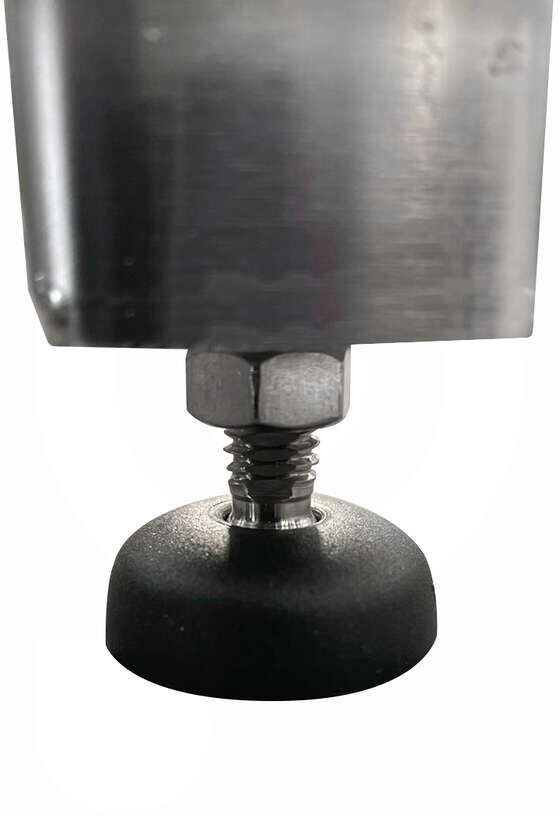 Polsinelli Tavolo in Acciaio Inox con ripiano 200 x 70 cm