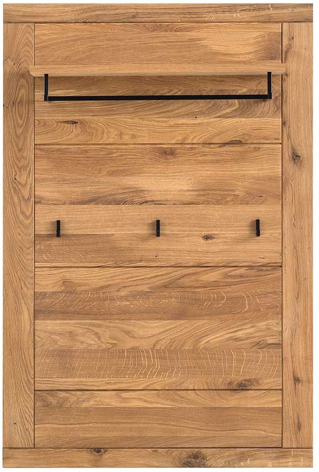 Pharao24.de Hängegarderobe Eiche teilmassiv in modernem Design 80 cm breit