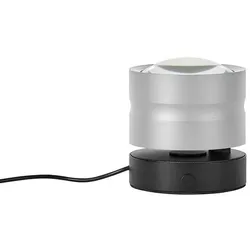 Elements LED-Tischleuchte Mika Alu, Eisen, Stahl & Metall Grau Alu
