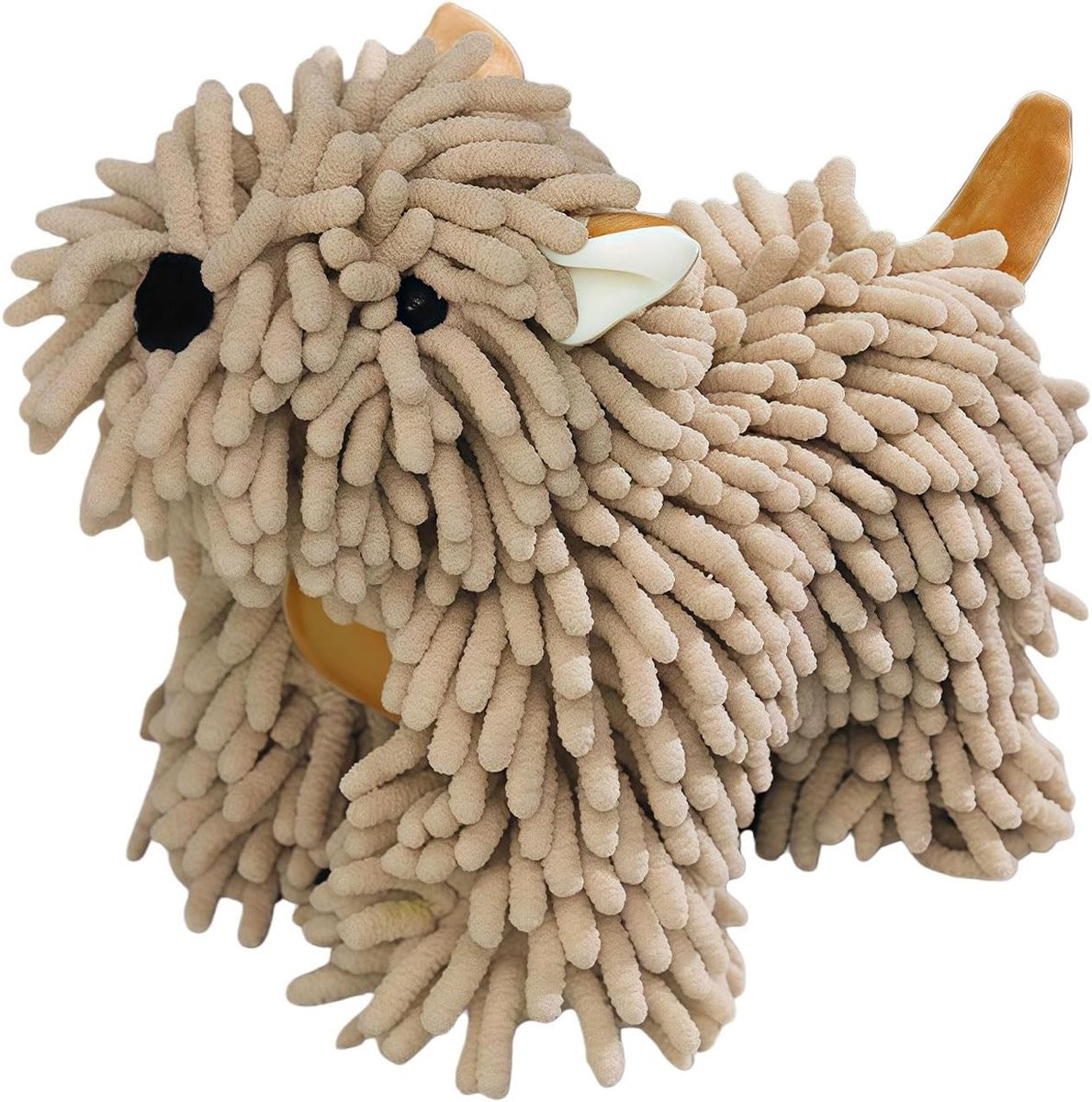 Decoratieve chenille handdoek in diervorm voor keuken en badkamer
