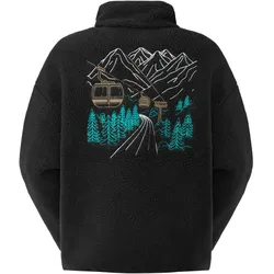PICTURE HAFDALS EMB Zip Fleece 2027 black - S