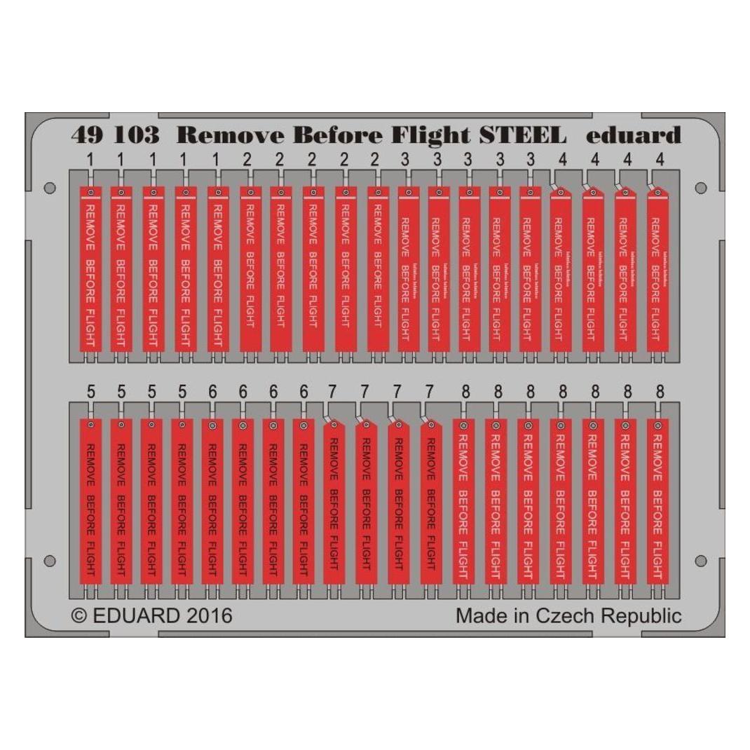 Eduard Remove Before Flight STEEL (49103)
