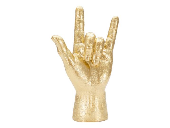 Mauro Ferretti Skulptur, Goldfarben, Kunststoff, 14.5x23x7 cm, Dekoration, Dekofiguren & Skulpturen, Skulpturen