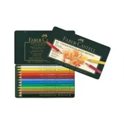 FABER-CASTELL Farbstift Polychromos 24St sortiert Metalletui