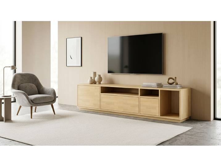 TV Sideboard Ahorn (euro­päisch) Natur geölt