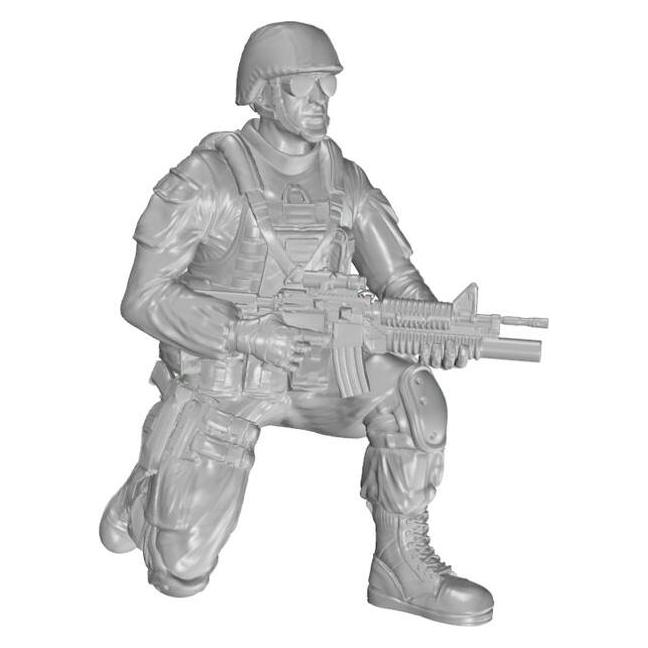 CMK Kneeling Soldier (on right knee)US Army Infantry Squad 2nd Division f.M1126 (129-F35322)