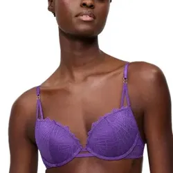 Triumph BH That Night In Vegas Wired Push-Up Bra Lila C 90 Damen