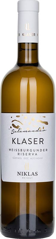 Weissburgunder Riserva DOC Klaser Salamander 2023 Niklaserhof