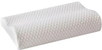 Inspired Finds DreamEase Memory Foam Long Pillow Orthopedic Neck And Maternity Support Pillow hexagon White 19.69 11.81 3.94 In