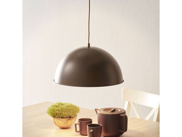 Globo Hängelampe Xirena I, dimmbar, braun / rost, für Wohn- / Esszimmer, Metall, Modern, Pendelleuchte