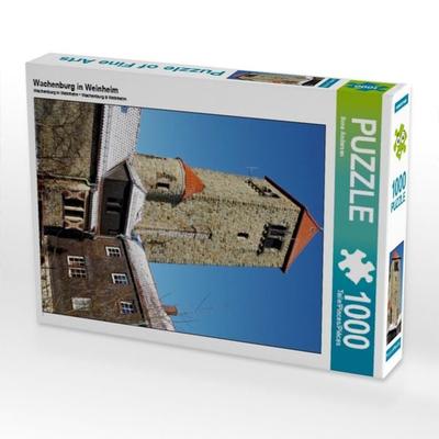 CALVENDO Puzzle Wachenburg in Weinheim | 1000 Teile Lege-Größe 64x48cm Foto-Puzzle für glückliche Stunden