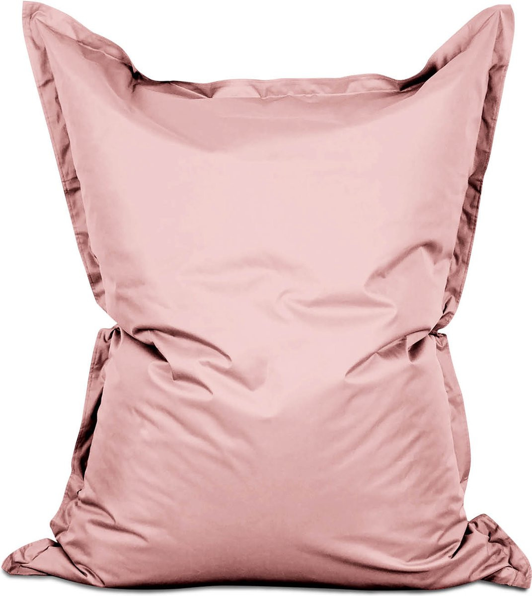 Lumaland Luxe XXL Zitzak voor Indoor & Outdoor - Pastelroze - 140 x 180 cm