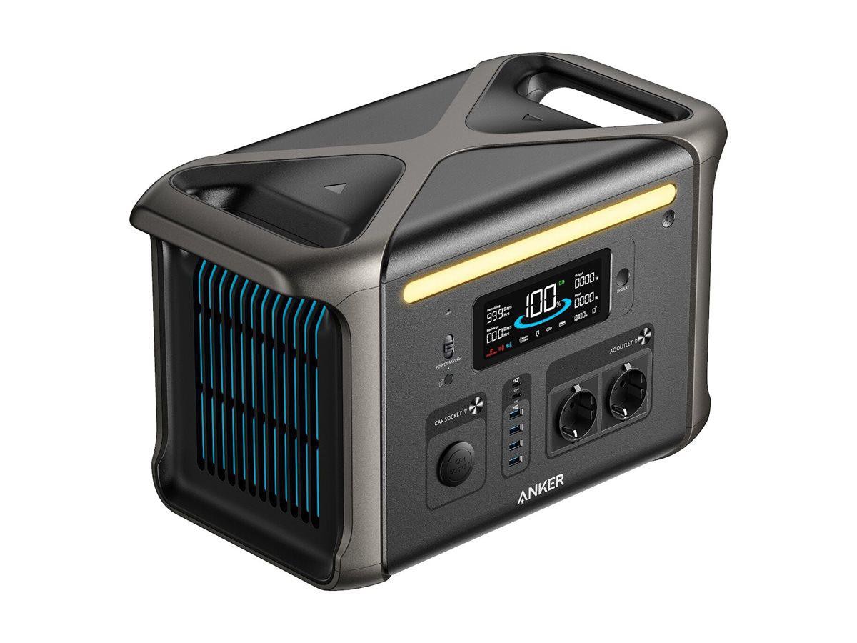 Anker SOLIX F1500 - Tragbare Power Station 1536Wh 1800W (0% MwSt. gem. § 12 Abs. 3 UStG)