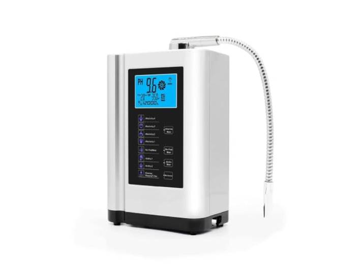 Alkalischer Wasserfilter for zu Hause Langlebige Filterfiltration mit Sprachansagen-Erinnerung for das Trinken zu Hause(White)