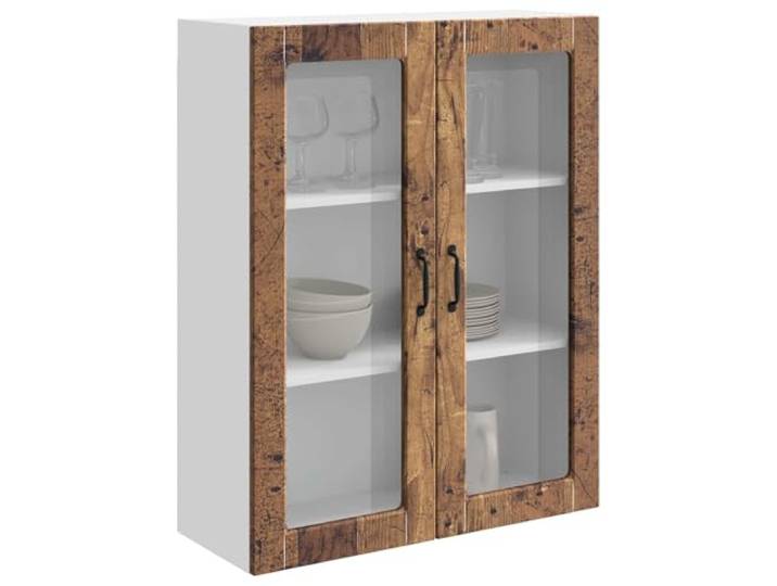 KTHLBRH Küchenschrank aus mehrschichtigem Holz, 80 x 31 x 100 cm 3 Einlegeböden, 2 Türen, Kapazität 60 kg, einfach zu montieren, viel Platz