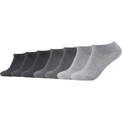CAMANO Herren Socken Online ca-soft Sneaker 7p, Größe 39-42 in Grau 0049