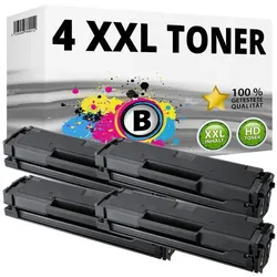 Druckfuxx, Toner, 4x TonerN für Samsung ML-2161 ML-2164W SCX-3400 SCX-3405 FW SF-760