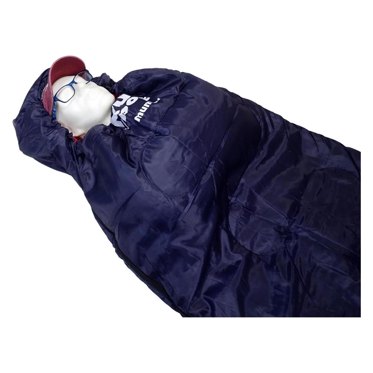 Aptel Śpiwór Turystyczny Śpiworek Dziecięcy Ciepły Lekki KUBISPORT 175x70/55 cm (58017600)