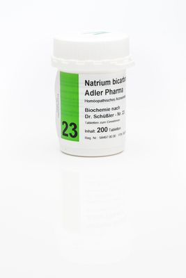 Adler Pharma Produktion und Vertrieb GmbH BIOCHEMIE Adler 23 Natrium bicarbonicum D 12 Tabl. 200 St 00833533
