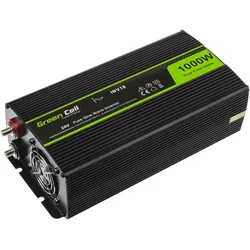 GreenCell, Spannungswandler, Voltage Car Inverter 24V to 230V 1000W Full Sine Wave