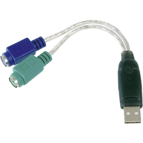 DIGITUS USB naar 2 x PS/2 adapter met USB A-stekker