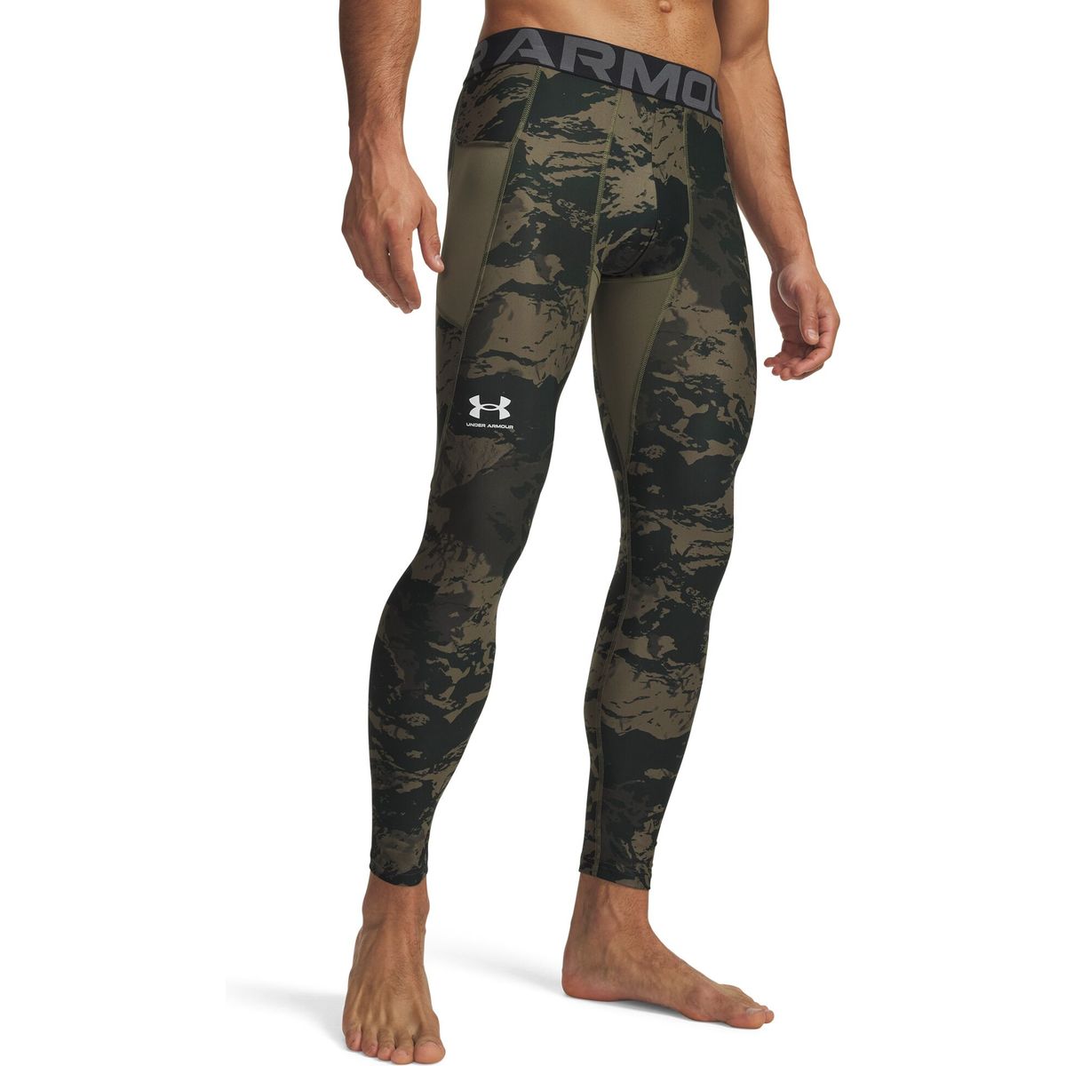 Under Armour HG Armour CB Leggings green white (390) S 6016932-390-SM