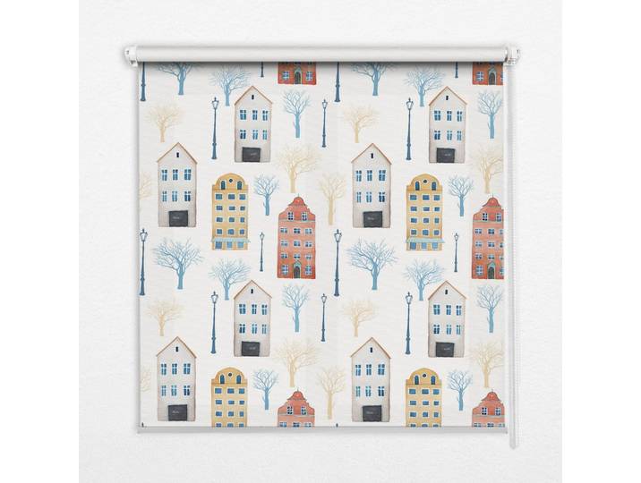 INNENROLLO - Fensterrollo - Rollo - 60x40 cm - Blöcke