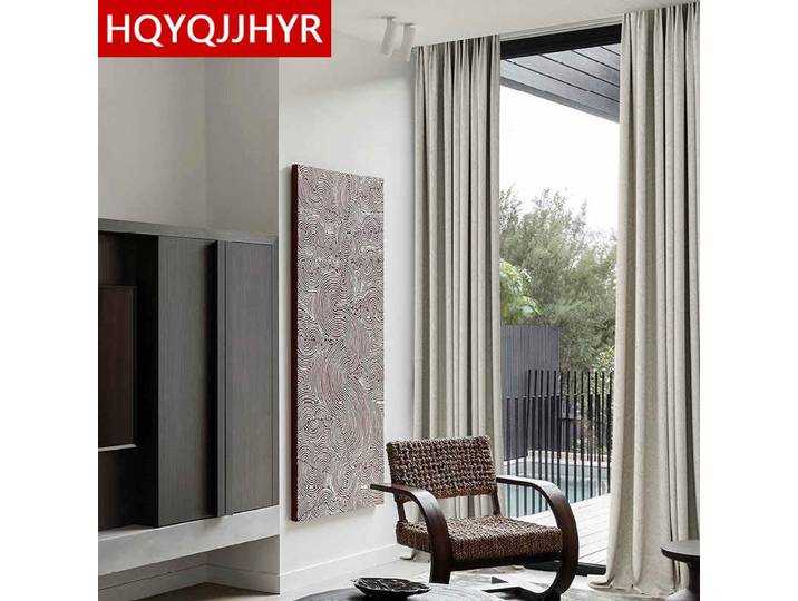 HQYQJJHYR rideaux personnalisés en Jacquard épais de haute qualité modernes pour Villa salon chambre cuisine rideaux occultants