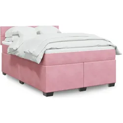 vidaXL, Boxspringbett, Janet Block with squares (140 x 190 cm)