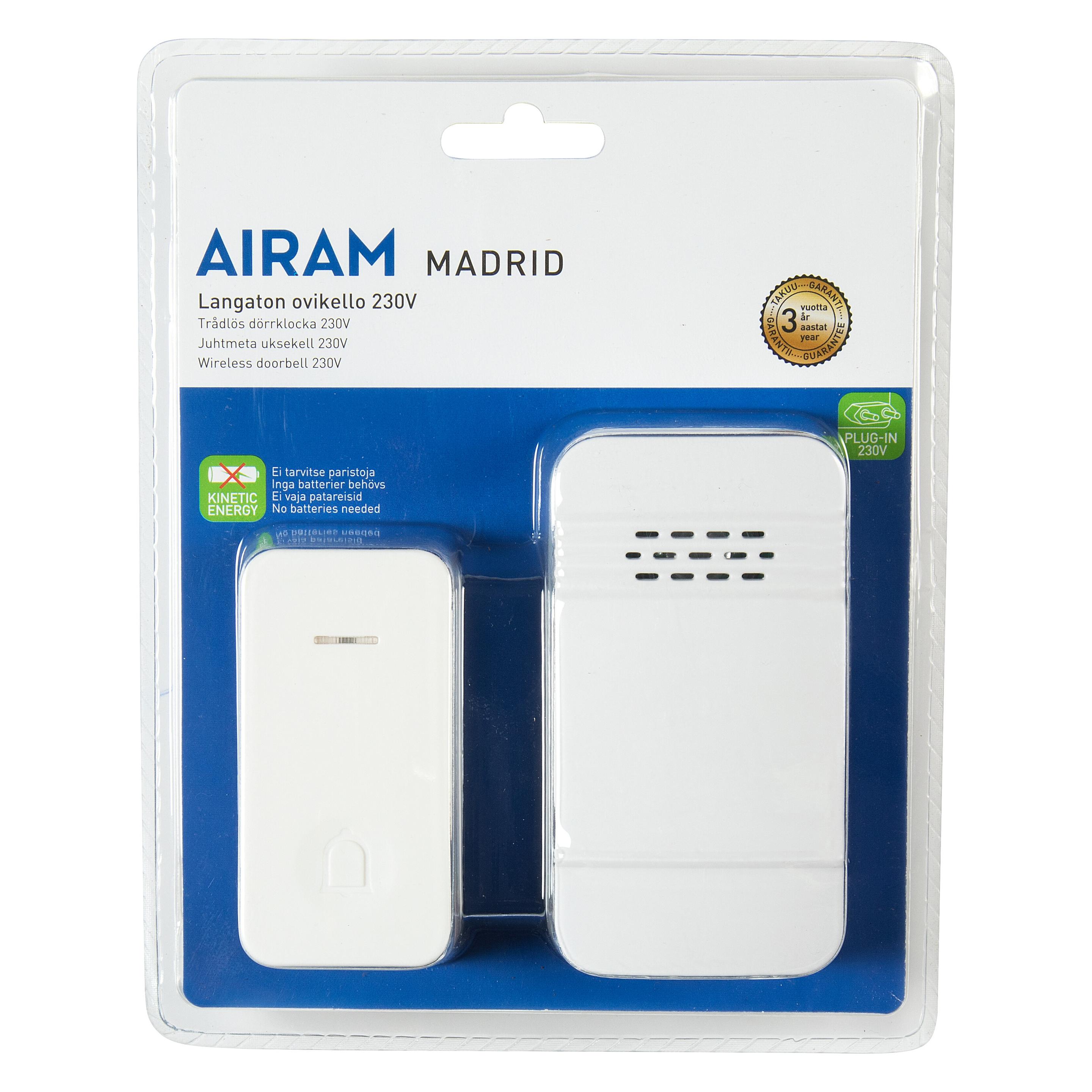 Airam Doorbells (Funk 433-Mhz, Kabellos) (7020502)