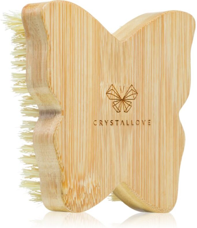 Crystallove Bamboo Butterfly Agave Body Brush brosse de massage corps 1 pcs