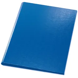 Falken 11288396 Klemmbrettmappe für DIN A4, folienkaschiert, Tasche im Vorderd., m. Stiftehalter - Blau