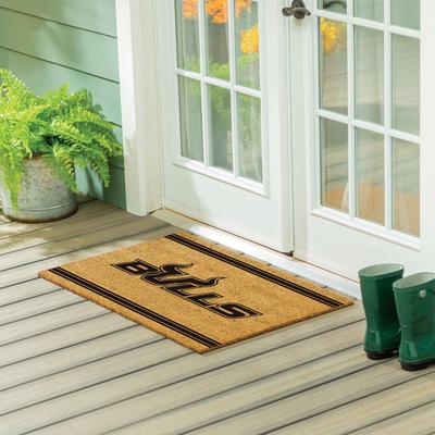 Evergreen University of South Florida Monochrome Indoor/Outdoor Coir Door Mat