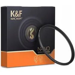 K&F Concept Filtr Kf Filtr Dyfuzyjny Hd Black Diffusion 1/4 K&f 40,5mm 40,5 / Kf01.1621 (40.50 mm, Diffusionsfilter), Objektivfilter, Schwarz