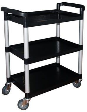 Tirolix Carrello Service 82 x 41 cm Nero