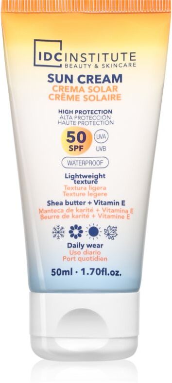 IDC Institute Sun Cream crème solaire waterproof SPF 50 50 ml