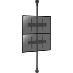 KIMEX Boden-Decken-Halterung für 2 TV-Bildschirme 32'' - 75'' - Vesa 600x400
