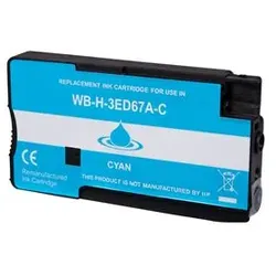 Alternativ-Tinte für HP 3ED67A cyan