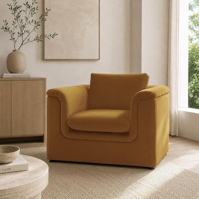 Manhattan Comfort Haven Upholstered Living Room Accent Chair