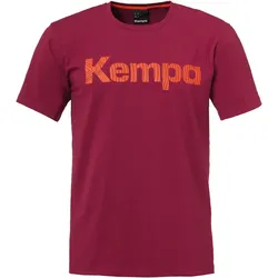 Kempa Graphic T-Shirt deep rot 128