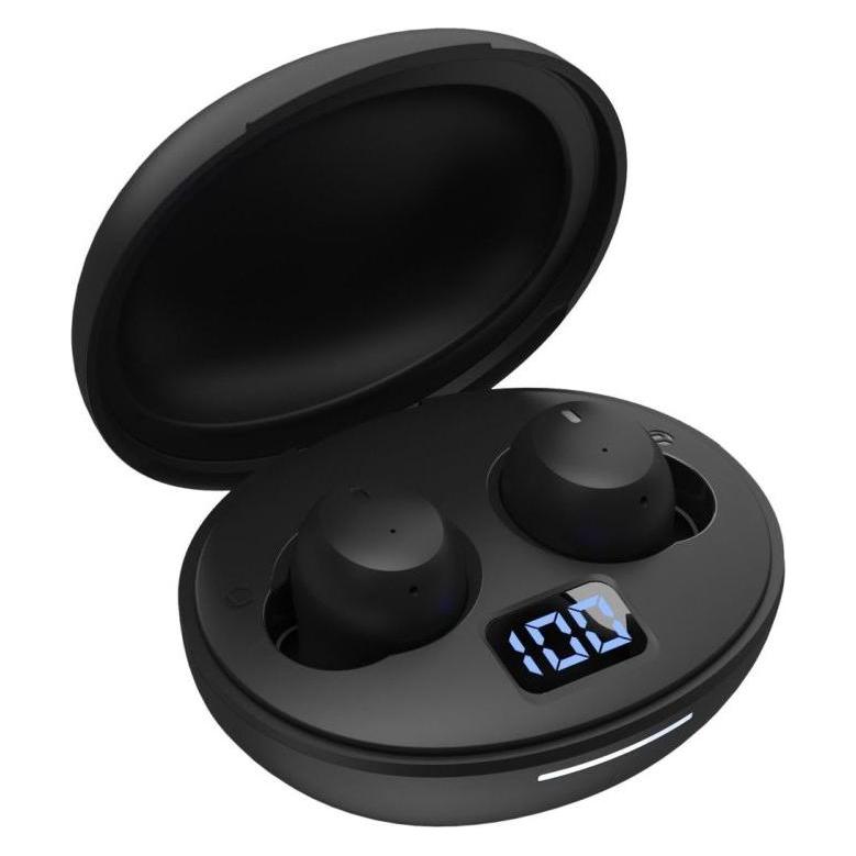 White Shark Wireless headphones GEB-TWS-02 Vortex Black (3.50 h, Kabellos) (VORTEX-B)