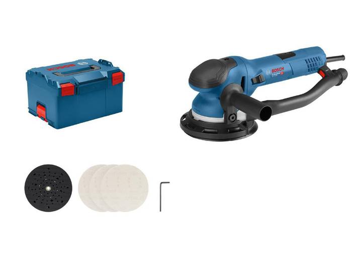 Exzenterschleifer BOSCH PROFESSIONAL Kit GET 75-150 , blau, Schleifmaschinen, Exzenterschleifer