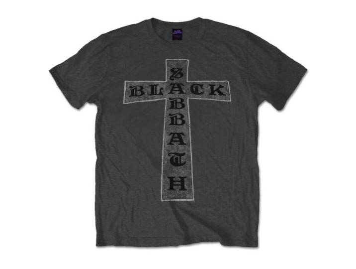 T-Shirt # M Grey Unisex # Cross