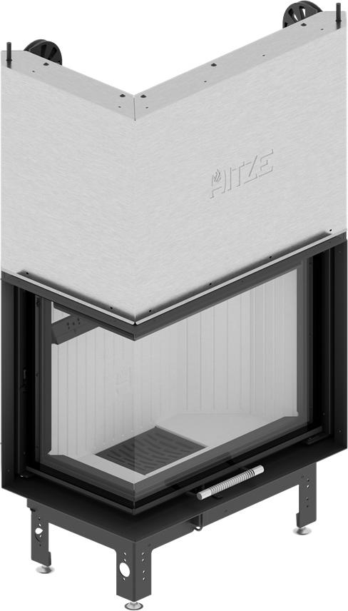 Kaminofen Hitze ALBERO AL16LG.HD 16 kW Kaminofeneinsatz Links Ofen Holzofen Kamin
